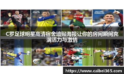C罗足球明星高清宿舍墙贴海报让你的房间瞬间充满活力与激情